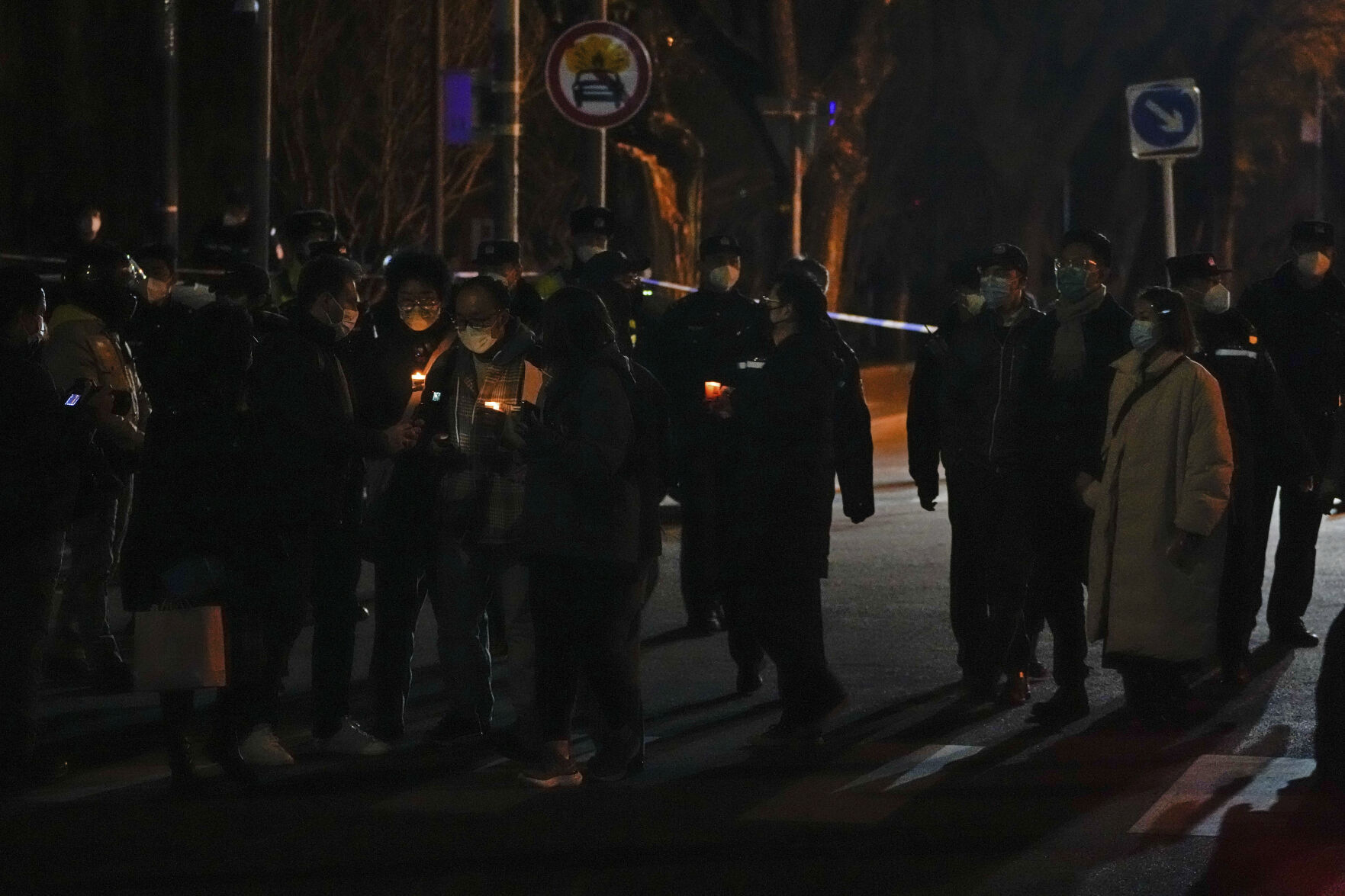 Virus Outbreak China Protest